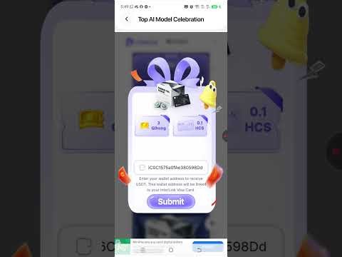 Yadda zaka saka wallet address a cikin AI 51 DAPP cikin interlink