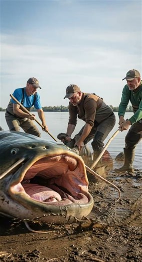 Fishermen SHOCKED by GIANT Catfish Catch Unbelievable Size Revealed #fishing #catfish #giantcatch