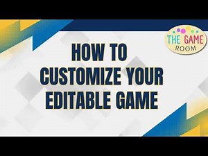 How to Use Editable Game Templates in Canva — Step-by-Step Tutorial!