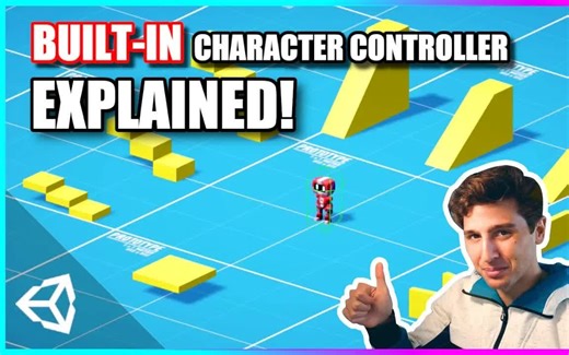 如何在Unity 3D内置角色控制器中移动角色