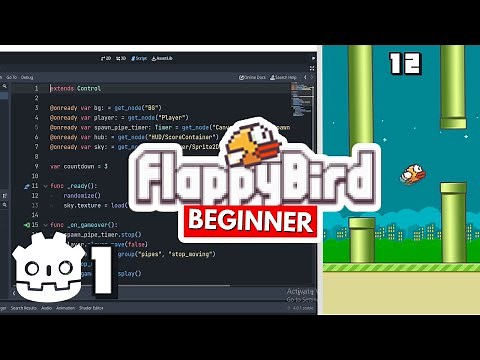 Making Flappy Bird in Godot (COMPLETE Beginner Tutorial): P1 Floor
