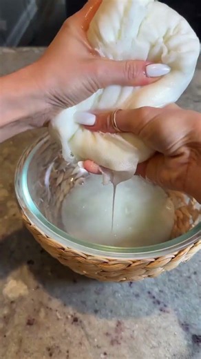 The secret way to turn Greek yogurt into silky cream cheese #cooking #recipe #ytshorts #food #pizza