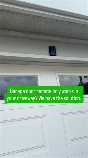 Rockstar Garage Door Services on Instagram: "If your garage door remote only works when you’re right in front of the garage, or it works sometimes… but not others… You’re dealing with signal interference — one of the most common (and most annoying) garage door problems. The good news? There’s a fix. This install features a Marantec Frequency Range Extender, designed specifically for homes where remotes have terrible range or won’t respond unless you’re practically under the opener. Why Homeowner