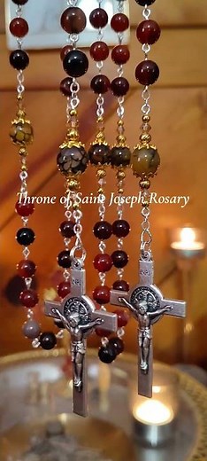 Throne of Saint Joseph Rosary #rosary #rosarydevotion #catholic #catholicprayer #stjoseph