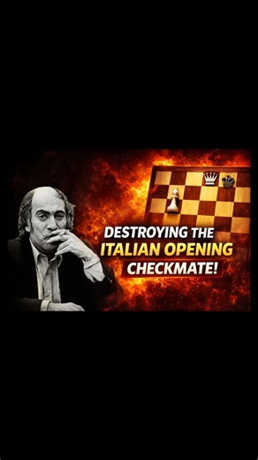 Italian Opening Gone WRONG 😵 Instant Checkmate ♟️