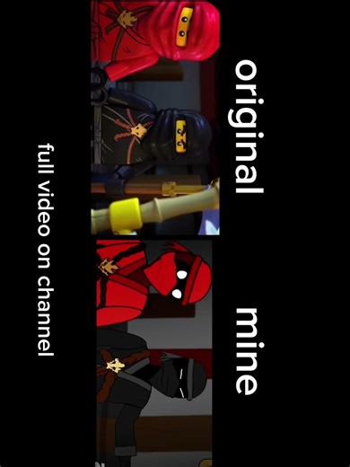 original vs reanimated #animation#ninjago#legoninjago