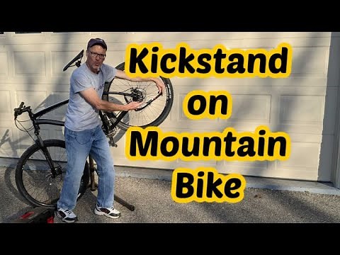 How to install a kickstand on a mountain bike