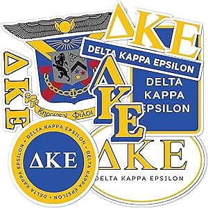 Desert Cactus Delta Kappa Epsilon Sticker Standard Sheet Decal Laptop Water Bottle Car DKE (Full Sheet - Standard)