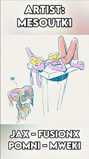 Jax tries to AURAFARM infront of Pomni... #theamazingdigitalcircus #tadc #funnybunny #comicdub