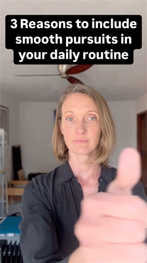 Anna G on Instagram: "Smooth pursuits are a type of voluntary eye movement in which the eyes track moving objects smoothly. They have a lot of benefits too! Supporting Research: -Eye-Movement Intervention Enhances Extinction via Amygdala Deactivation -How Does Eye Movement Desensitization and Reprocessing Therapy Work? A Systematic Review on Suggested Mechanisms of Action - Functional Connectivity During Smooth Pursuit Eye Movements"