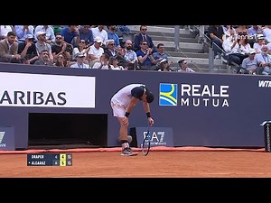 Italian Open 2025: Jack Draper vs Carlos Alcaraz Tennis Highlights 🔴