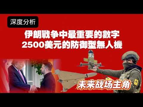 【深度分析】伊朗戰争中最重要的數字，2500美元的防御型無人機。无人机成为未来战场主角。2026.03.07NO3354#伊朗 #无人机#沙赫德