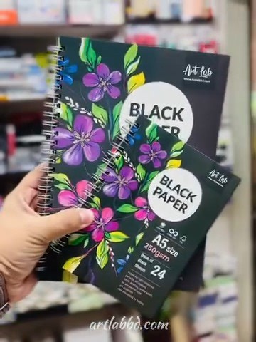 1.6K views · 1.3K reactions | Art Lab Black Paper Pad Promotional...