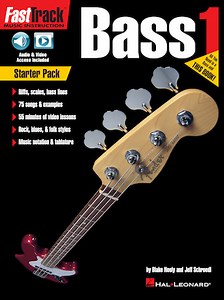 FastTrack Bass Method – Starter Pack - Includes Book 1 with Online Audio and Video - Fast Track Music Instruction Hal Leonard Online