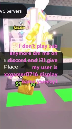 #roblox #stealabrainrot #giveaway dm me on discord my user is xx gamer 0716 display name yweezy1