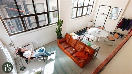 Architects Turn Small Milan Office into Loft-Style Apartment, 45sqm/484sqft