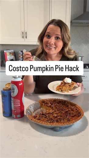 Use this easy hack for your Costco pumpkin pie! 🥧 #pumpkinpie #thanksgiving #thanksgiving🦃 | Favorite Family Recipes