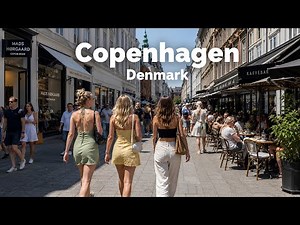 Copenhagen, Denmark 🇩🇰 - 4K HDR Walking Tour