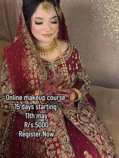 💄 15 Days Online Makeup Course – Become a Pro from Home! 💄 Turn your passion into skill with our 15 Days Online Makeup Course – perfect for beginners and beauty lovers who want to learn professional techniques step by step. ✨ Course Highlights: • Complete basic to advanced makeup training • Bridal, party & everyday makeup looks • Foundation matching & flawless blending • Contouring, highlighting & sculpting • Eye makeup (smokey, cut crease, glam looks) • Product knowledge & brush techniques • 