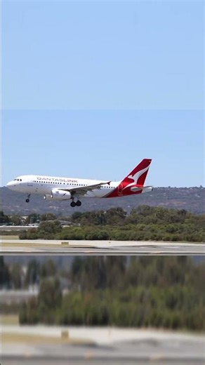 QantasLink A319 Landing