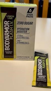 Review of Bodyarmor liquid IV electrolyte supplement
