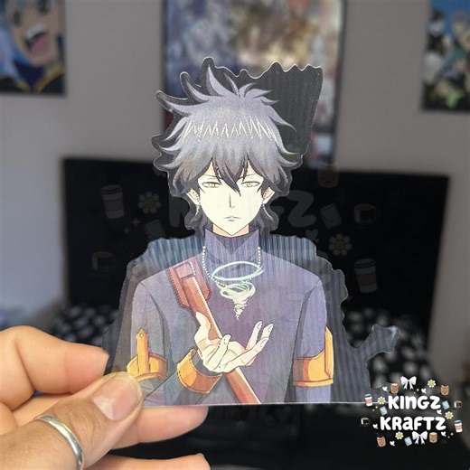 Anime 3D Motion Peeker Sticker | Waterproof Car Vinyl Decal | Yuno - Etsy