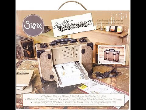How to use Vagabond 2 Machine - Tim Holtz - Sizzix How to use