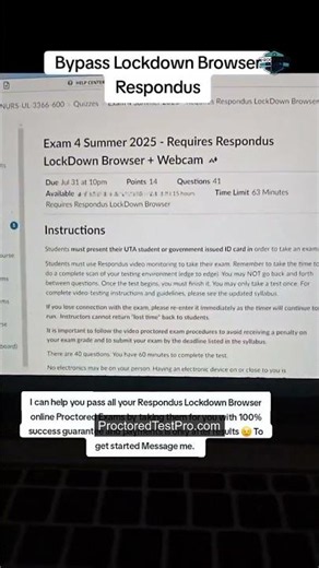 Bypass LockDown Browser Respondus — You Don't Bypass It, We Take the Test