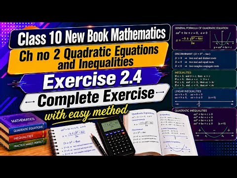 Exercise 2.4 Complete Exercise | Class 10 Math Chapter 2 | Easy method