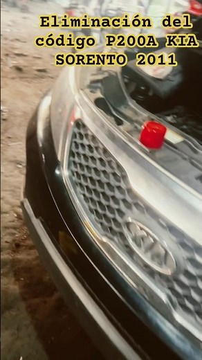 Reparación y eliminación del código P200A KIA SORENTO 2011. DOCH 2.4