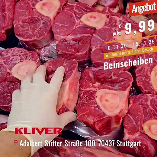 Beinscheiben vom Rind