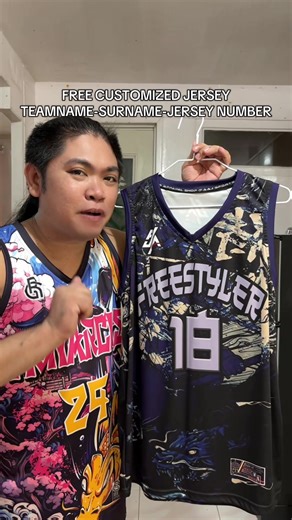 Customized Sports Jersey with Team Name and Number