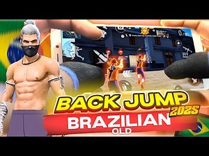 BRAZILIAN 🇧🇷 OLD BACK JUMP TUTORIAL IN 2025 : 100% Working Trick | Old Style Free Fire