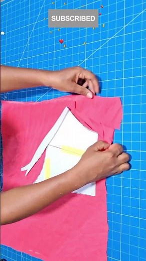 Plunging Cowl Neckline Cutting and Sewing #sewing #diycrafts #cowlneck