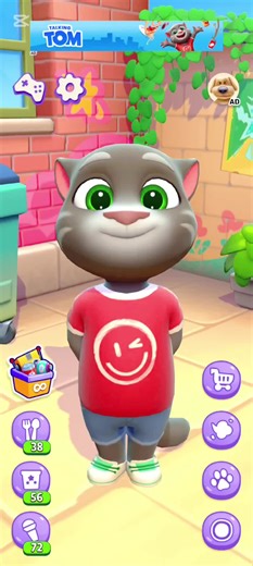 Tom Funny Moments 🤣🤣#foryou #talkingtom #funnyvideo #trendingvideo #tom