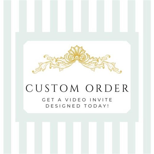 Custom Video Invitation: Animated Digital Invite, Editable in Canva - Etsy
