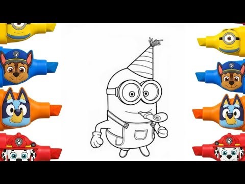 How to Draw Minions Easy | Drawing for Kids