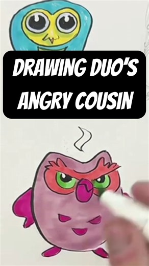 An owl doesn’t have to be brown. In this reel, we colored ours pink. That single choice made it feel imaginative instead of realistic. Light pink highlights kept it soft. Darker pink shadows added depth. A contrasting background made the feathers stand out. We talked about how colors influence emotion. Pink often feels playful or gentle. Deep magenta can feel bold. Pair it with cool tones and the mood shifts again. Students started choosing shades based on feeling instead of defaulting to realis