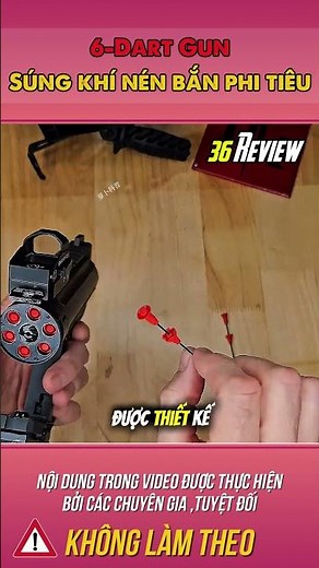 Weapon Review | 6-Dart Gun – Pneumatic gun that shoots Kevlar-piercing darts | Weapon Review