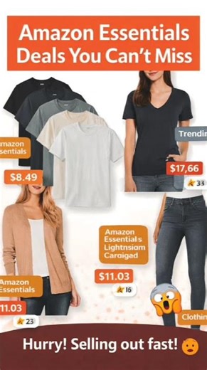 Amazon Essentials Deals You Can’t Miss! (Affordable Fashion )