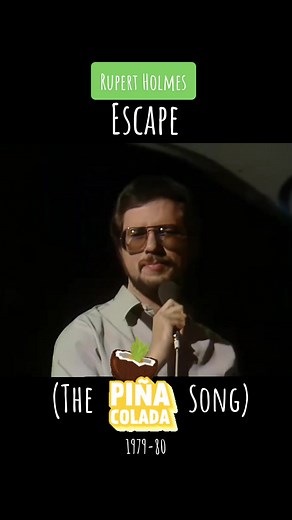 Rupert Holmes had the last US No1 of the 1970s with his 1979 hit Escape (The Piña Colada Song.’ The song was released in the UK in January 1980 & reached No23 #ForYou #FYP #70sSongs #80sSongs #PinaColada #PinaColadasong #Throwbacksongs