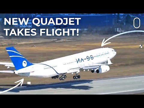Russia’s New Il-96-400M Stretch Takes Its 1st Flight