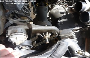 How To Remove Power Steering Pump Pulley Without Puller - AutoExpro