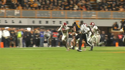 Here’s the play that saved the night. The longest fumble return in #Sooners program history. An incredible effort by Owen Heinecke to strip it and by R Mason Thomas to take it 71 yards to the house. | Brody Lusk