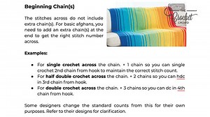 Crochet Beginning Chain Counts & Worksheet