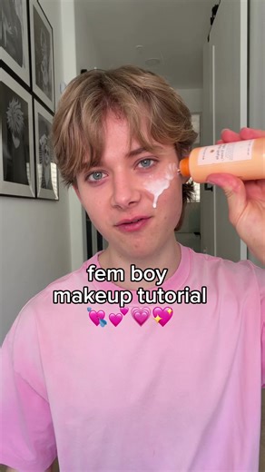 Cute Valentine's Day Femboy Makeup Tutorial