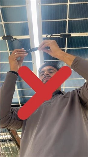 Solar panel MC4 connector firings ⚠️ #solarenergy