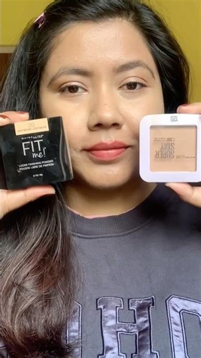 Maybelline Fit Me Loose Powder VS Maybelline Superstay Compact #maybelline