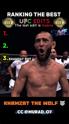 RANKING THE BEST UFC EDITS! 🥶 (The last one is insane 🤯) #shorts #ufc