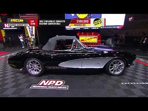 SOLD For $180,000 // 1957 Chevrolet Corvette Custom Convertible // Mecum Kissimmee Summer 2023